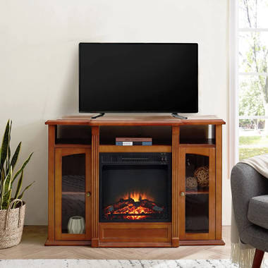 Sinclair fireplace shop tv stand